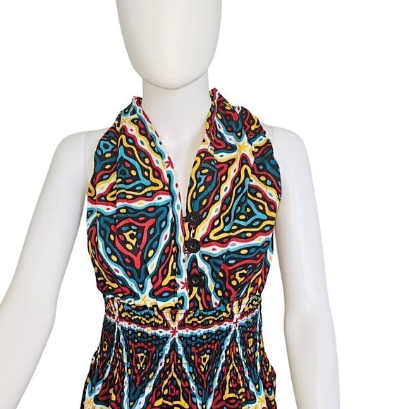 SMOCKED ANKARA MAXI DRESS PATTERN - Picture 4 of 5